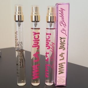 Juicy Couture - Viva La juicy, VLJ Bubbly, and VLA Gold Couture Travel size